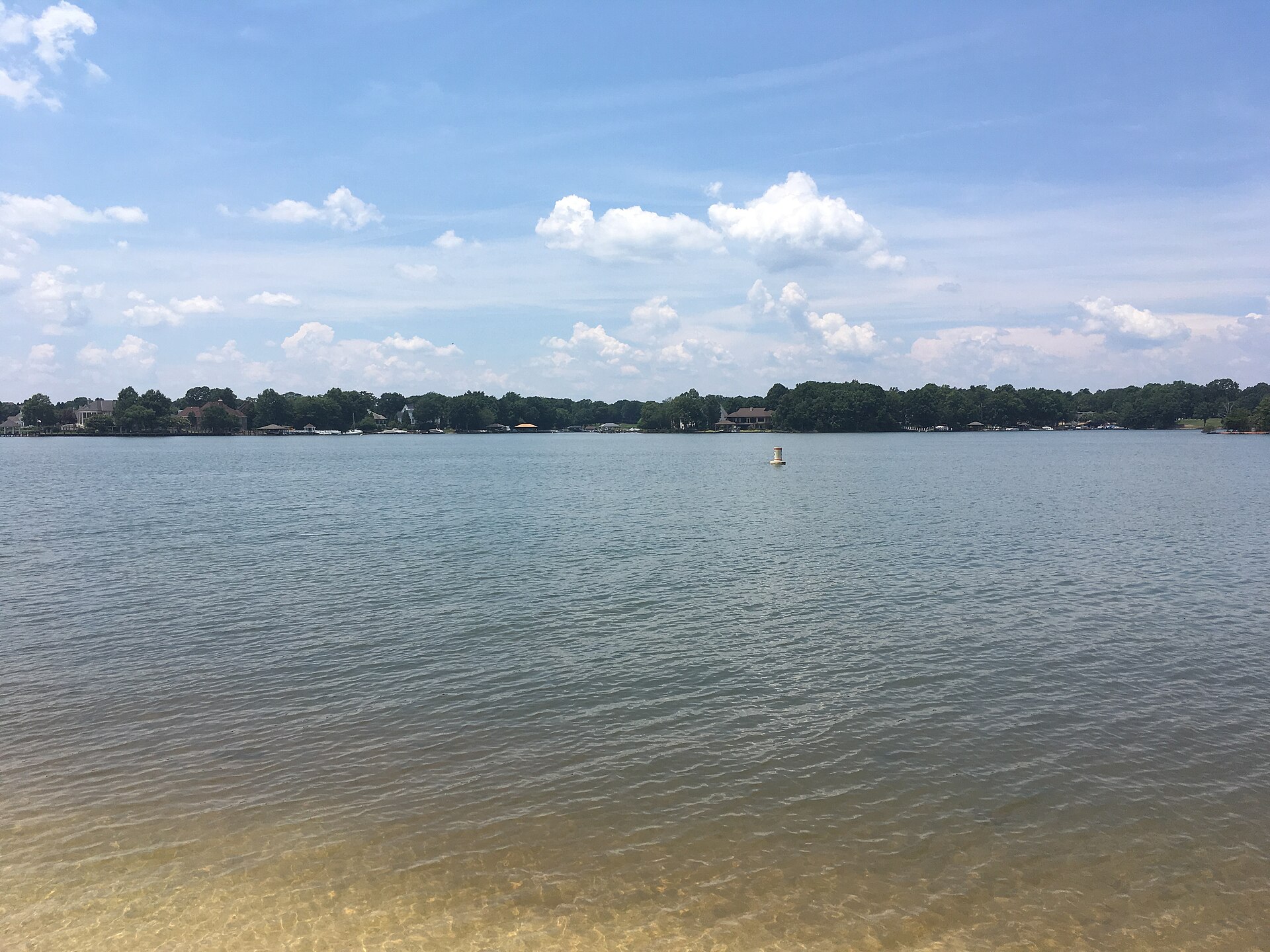 Lake Norman from Ramsey Creek Park in Cornelius, North Carolina