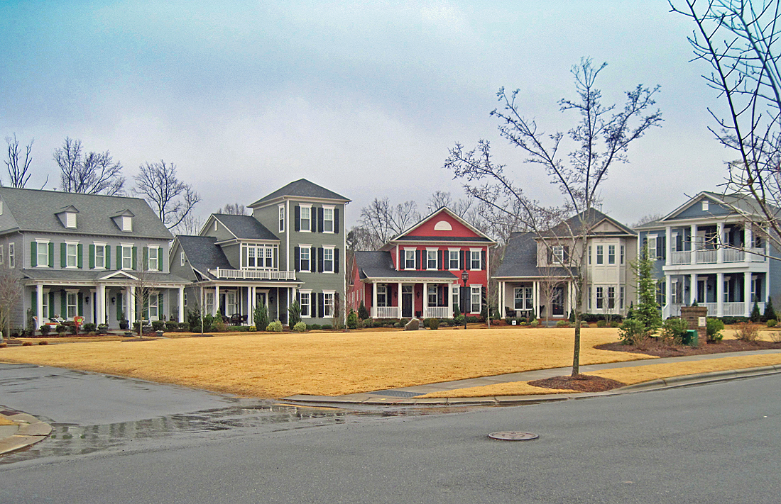 Homes along Manse Loop in Cornelius's Antiquity neighborhood